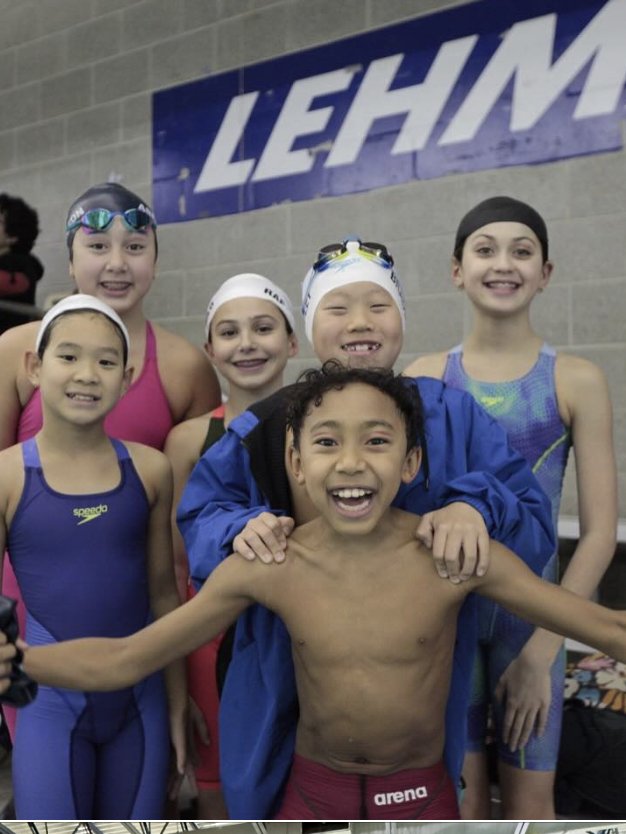 Phoenix teammates all smiles at a meet